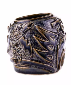 Mike Bonanno Tikis El Ojo Fantastico Tiki Mug - Fuego Azul