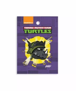 Oliver Barrett Enamel Pins TMNT – Rocksteady Enamel Pin