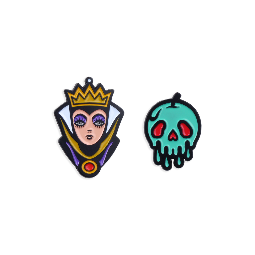 Dave Quiggle Snow White – Evil Queen 2-Pin Set Enamel Pins Dave Quiggle Snow White – Evil Queen 2-Pin Set Enamel Pins