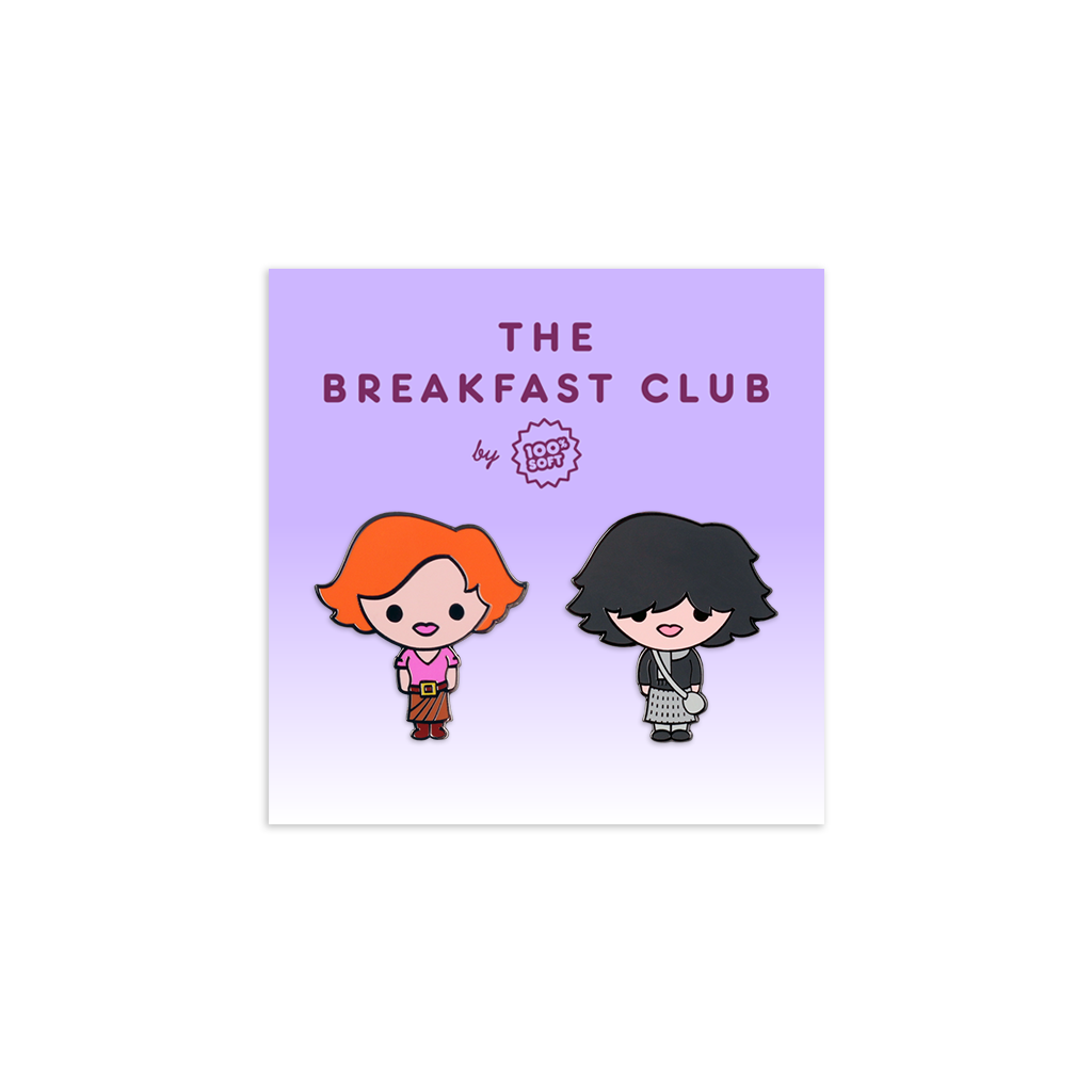 100% Soft The Breakfast Club – Allison + Claire Pin Set 100% Soft The Breakfast Club – Allison + Claire Pin Set
