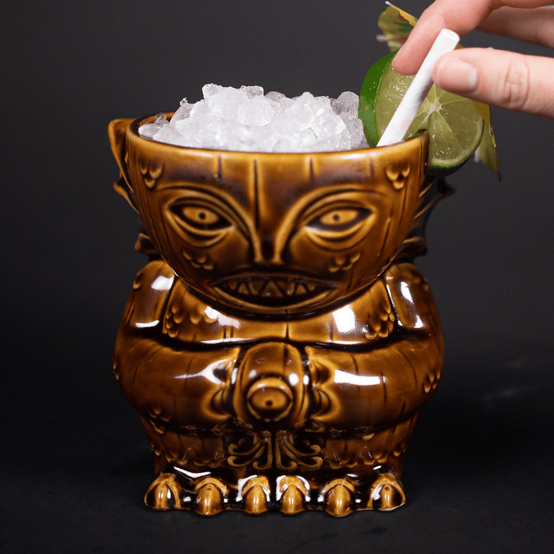 Devon Devereaux Tikis Innsmouth Creep Designer Series Tiki Mug - Primordial (Brown) Devon Devereaux Tikis Innsmouth Creep Designer Series Tiki Mug - Primordial (Brown)
