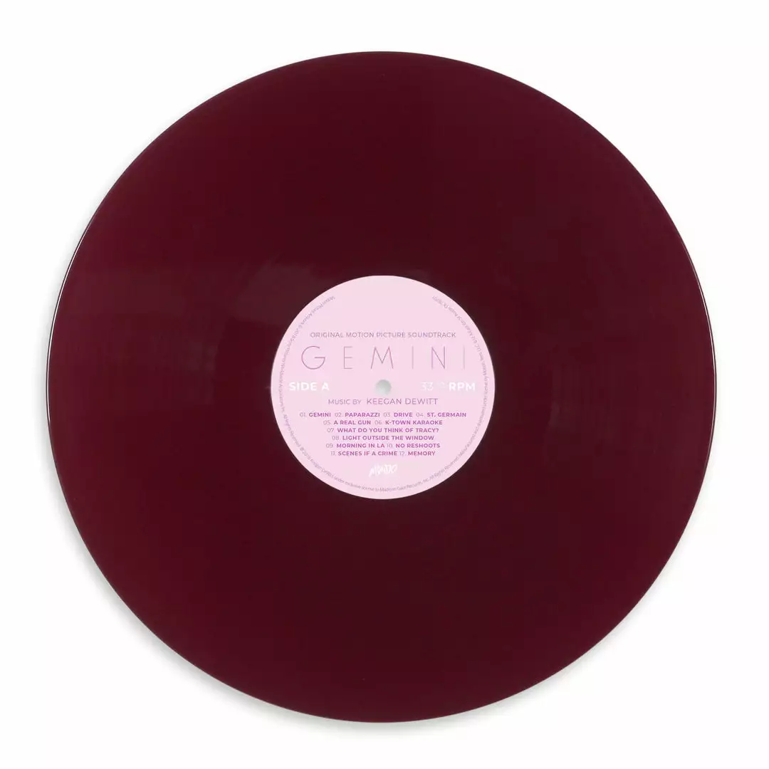 Keegan DeWitt Gemini – Original Motion Picture Soundtrack LP Keegan DeWitt Gemini – Original Motion Picture Soundtrack LP