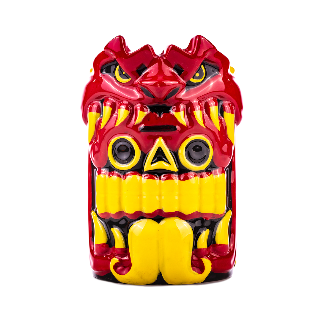Urban Aztec Mouth Of The Serpent Designer Series Tiki Mug (Emperor's Blood) Tikis Urban Aztec Mouth Of The Serpent Designer Series Tiki Mug (Emperor's Blood) Tikis