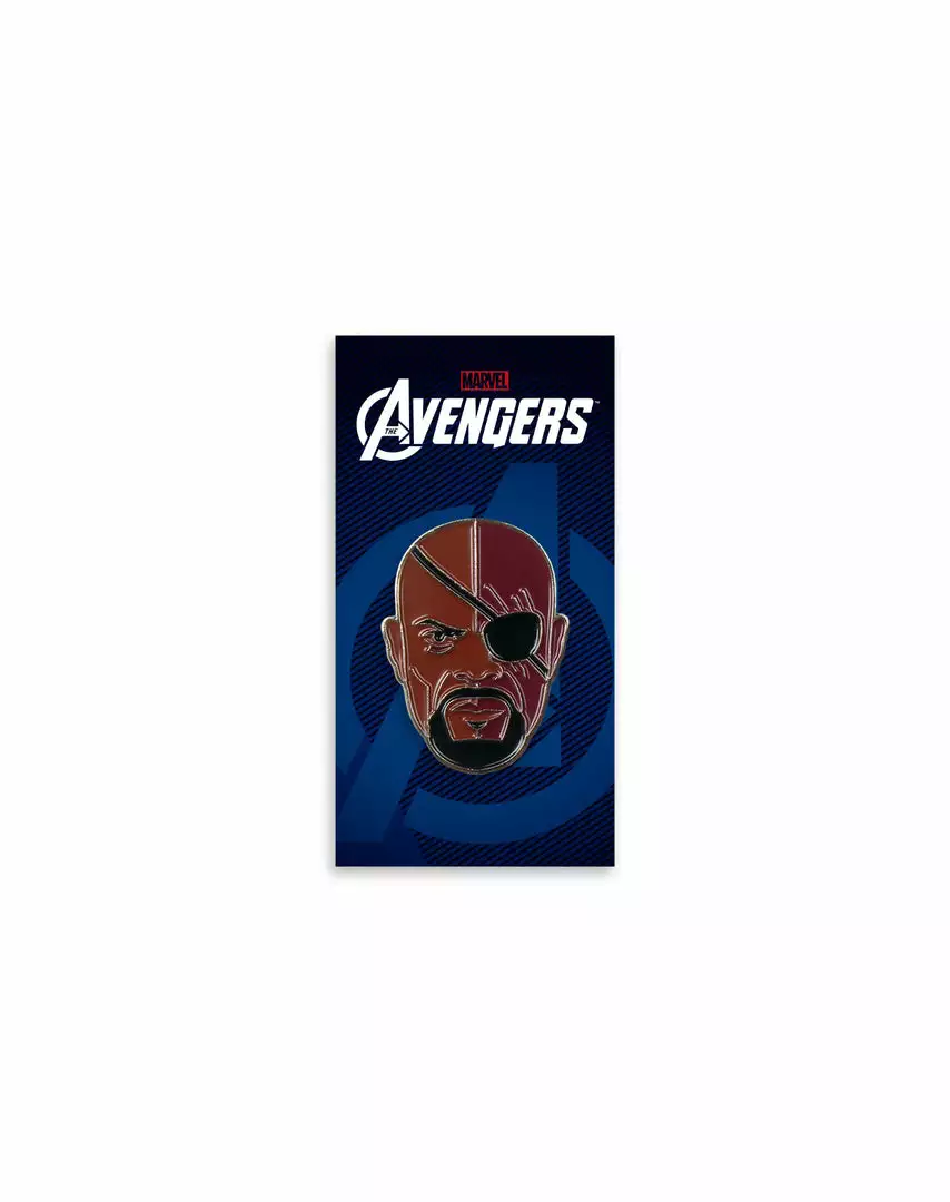 Tom Whalen Nick Fury Enamel Pin Enamel Pins Tom Whalen Nick Fury Enamel Pin Enamel Pins