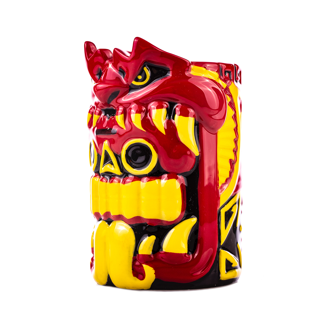 Urban Aztec Mouth Of The Serpent Designer Series Tiki Mug (Emperor's Blood) Tikis Urban Aztec Mouth Of The Serpent Designer Series Tiki Mug (Emperor's Blood) Tikis