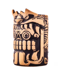 Urban Aztec Mouth Of The Serpent Designer Series Tiki Mug (Bone) Tikis 3 Urban Aztec Mouth Of The Serpent Designer Series Tiki Mug (Bone) Tikis