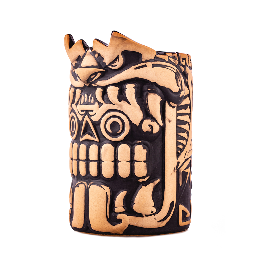 Urban Aztec Mouth Of The Serpent Designer Series Tiki Mug (Bone) Tikis Urban Aztec Mouth Of The Serpent Designer Series Tiki Mug (Bone) Tikis