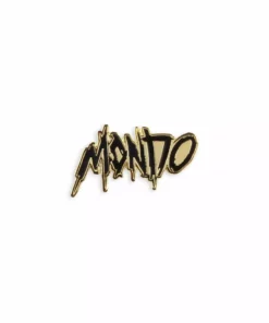 Mondo Thrasher Gold Enamel Pin Enamel Pins