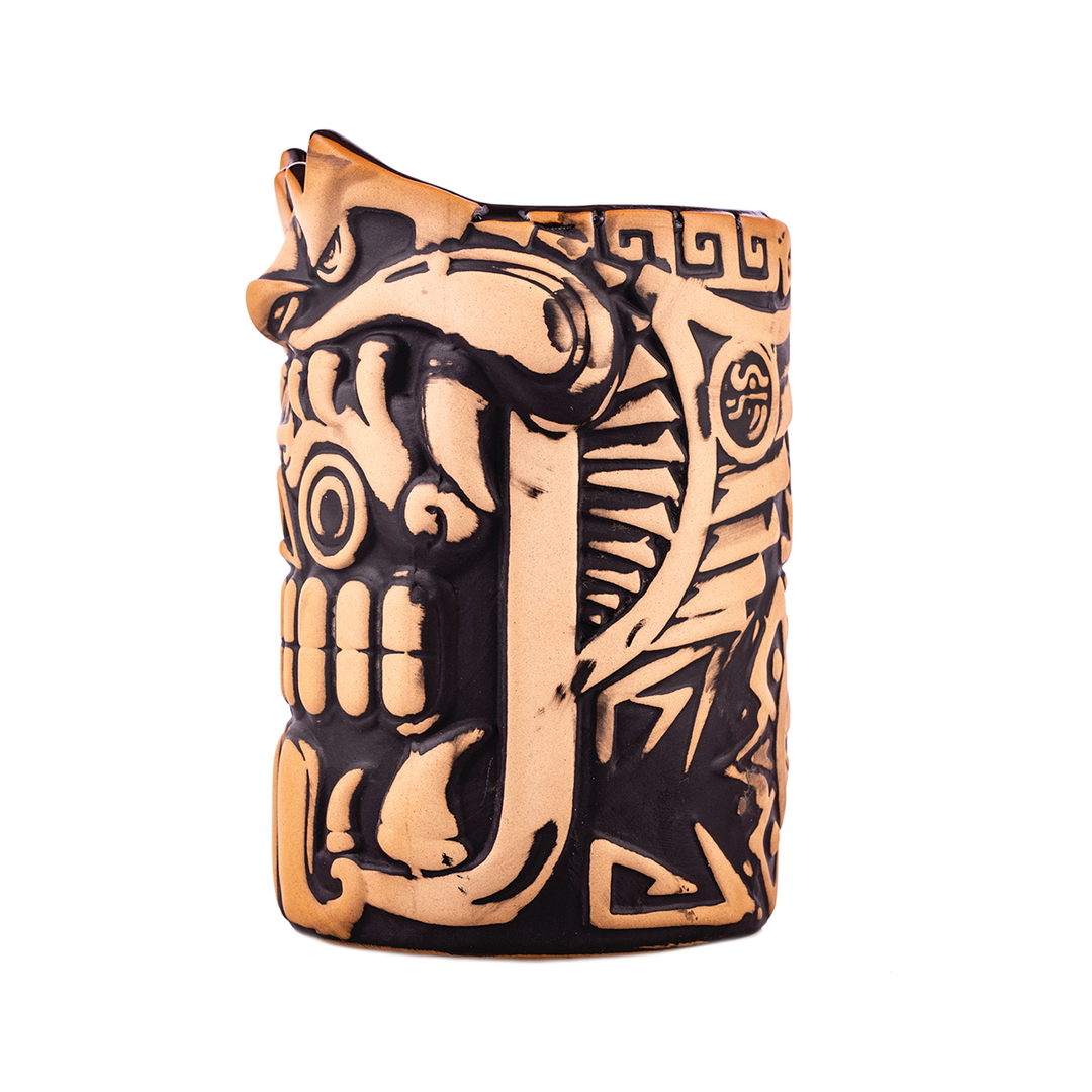 Urban Aztec Mouth Of The Serpent Designer Series Tiki Mug (Bone) Tikis Urban Aztec Mouth Of The Serpent Designer Series Tiki Mug (Bone) Tikis