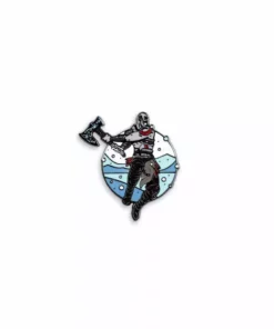 Nicolas Delort Kratos Enamel Pin