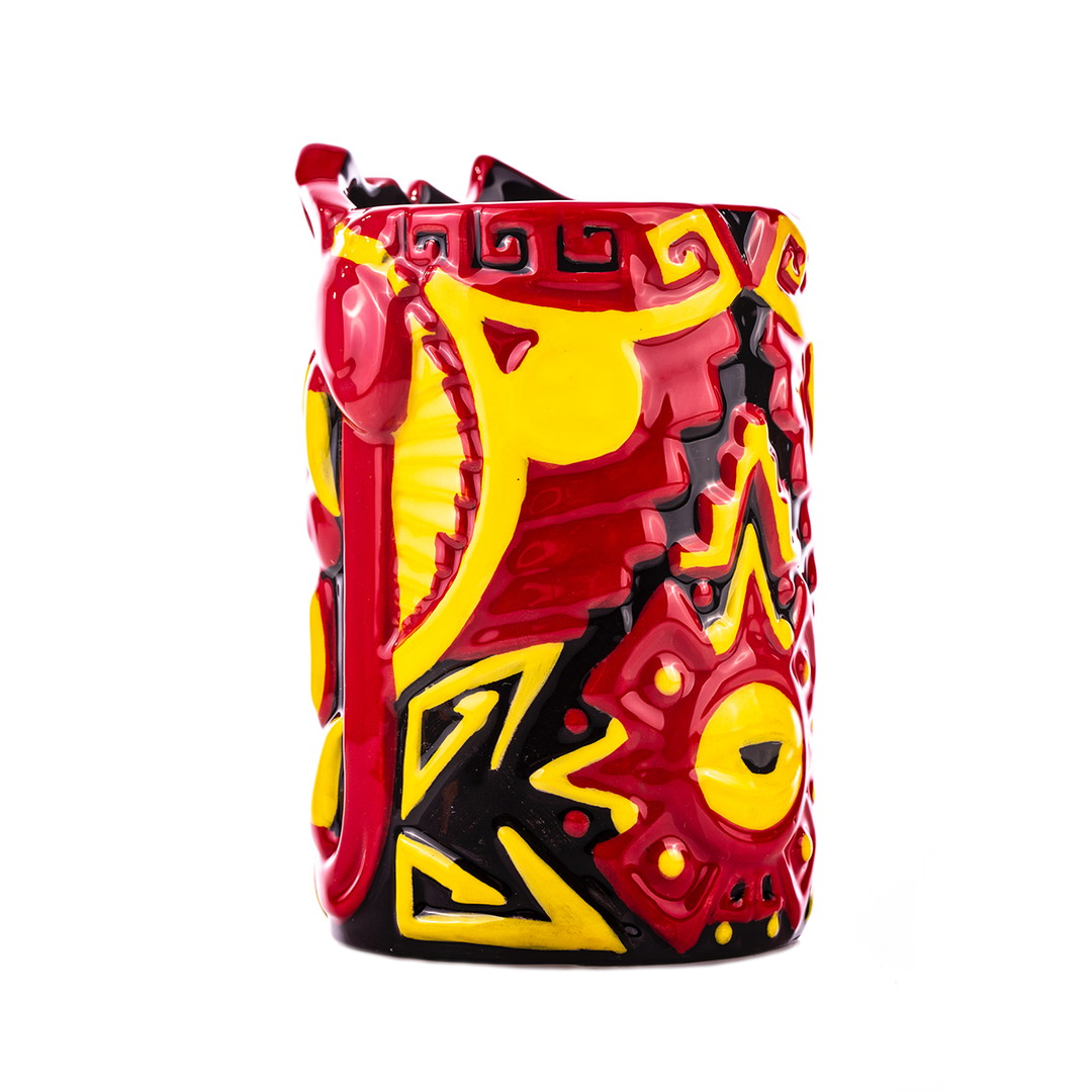 Urban Aztec Mouth Of The Serpent Designer Series Tiki Mug (Emperor's Blood) Tikis Urban Aztec Mouth Of The Serpent Designer Series Tiki Mug (Emperor's Blood) Tikis