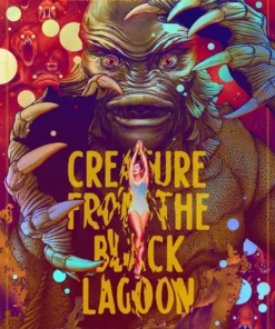 Martin Ansin Creature From The Black Lagoon Holofoil Variant Poster