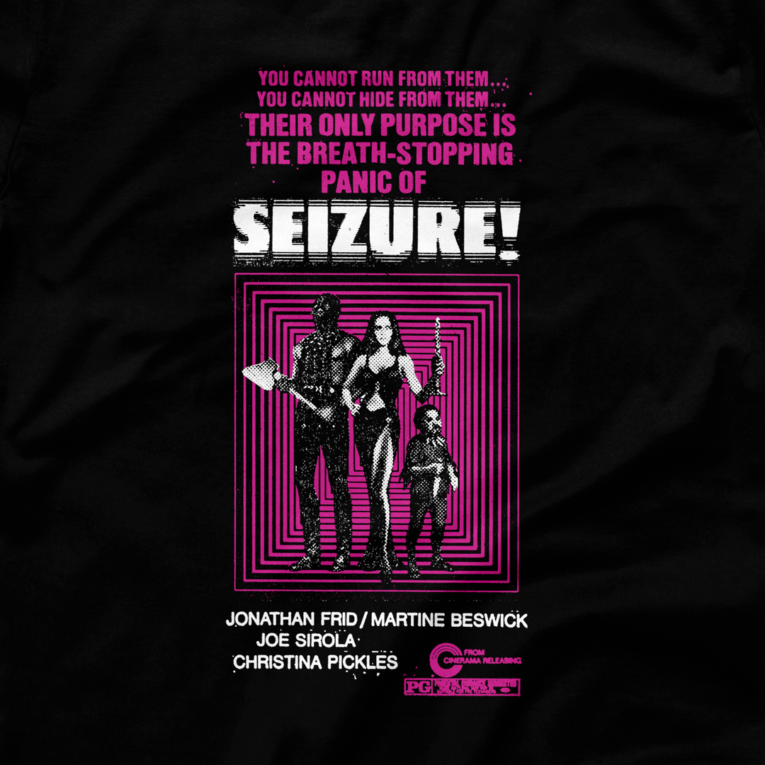 The Press Room Seizure Vintage Ad Block T-Shirt Apparel The Press Room Seizure Vintage Ad Block T-Shirt Apparel