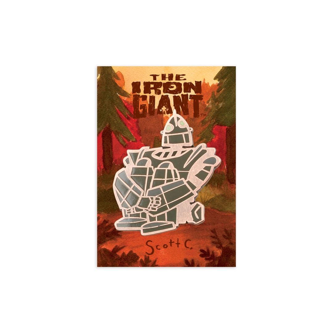 Scott C. The Iron Giant Enamel Pin Enamel Pins Scott C. The Iron Giant Enamel Pin Enamel Pins