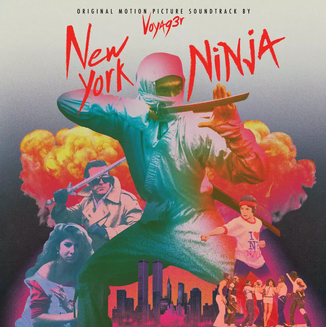 Voyag3r New York Ninja: Original Motion Picture Soundtrack LP (Mondo Variant) Music Voyag3r New York Ninja: Original Motion Picture Soundtrack LP (Mondo Variant) Music
