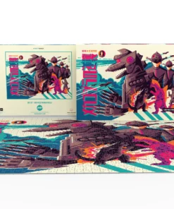 Tom Whalen Terror Of Mechagodzilla 1000-Piece Puzzle Toho Godzilla 8 Tom Whalen Terror Of Mechagodzilla 1000-Piece Puzzle Toho Godzilla