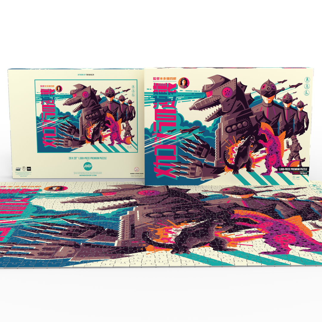 Tom Whalen Terror Of Mechagodzilla 1000-Piece Puzzle Toho Godzilla Tom Whalen Terror Of Mechagodzilla 1000-Piece Puzzle Toho Godzilla