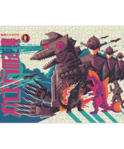 Tom Whalen Terror Of Mechagodzilla 1000-Piece Puzzle Toho Godzilla 2 Tom Whalen Terror Of Mechagodzilla 1000-Piece Puzzle Toho Godzilla