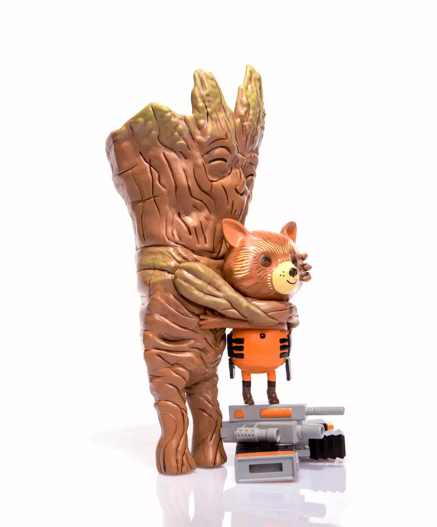 Mike Mitchell Rocket & Groot: Treehugger Vinyl Figure Exclusive Toys Mike Mitchell Rocket & Groot: Treehugger Vinyl Figure Exclusive Toys