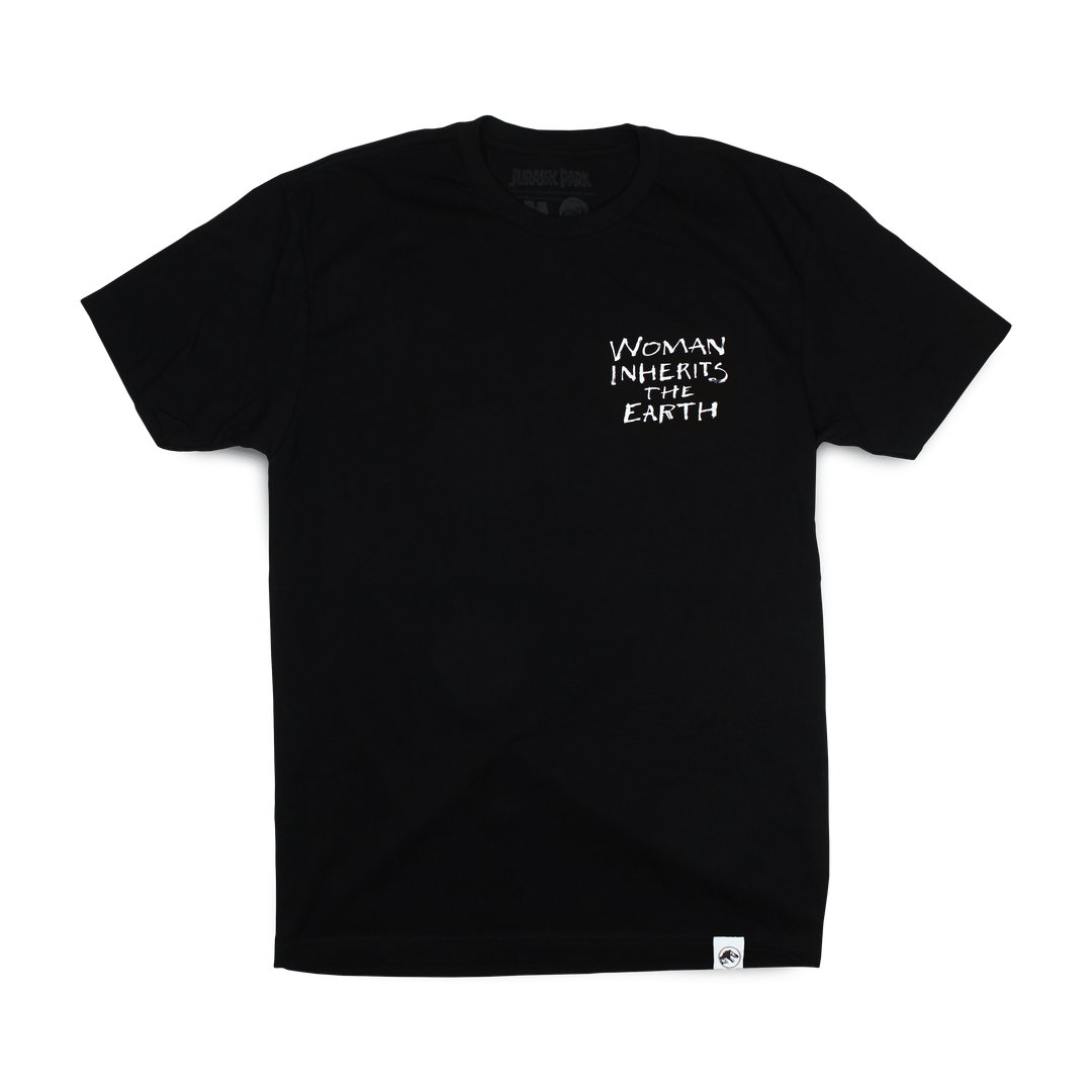 Leslie Herman Jurassic Park: Woman Inherits The Earth T-Shirt Apparel Leslie Herman Jurassic Park: Woman Inherits The Earth T-Shirt Apparel