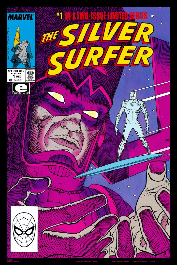 Moebius Silver Surfer: Parable Poster Posters Moebius Silver Surfer: Parable Poster Posters
