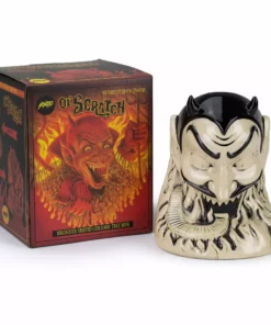 Doug P'Gosh Tikis Ol' Scratch Designer Series Tiki Mug - Black