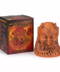 Doug P'Gosh Tikis Ol' Scratch Designer Series Tiki Mug - Orange