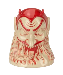 Doug P'Gosh Tikis Ol' Scratch Designer Series Tiki Mug - Red