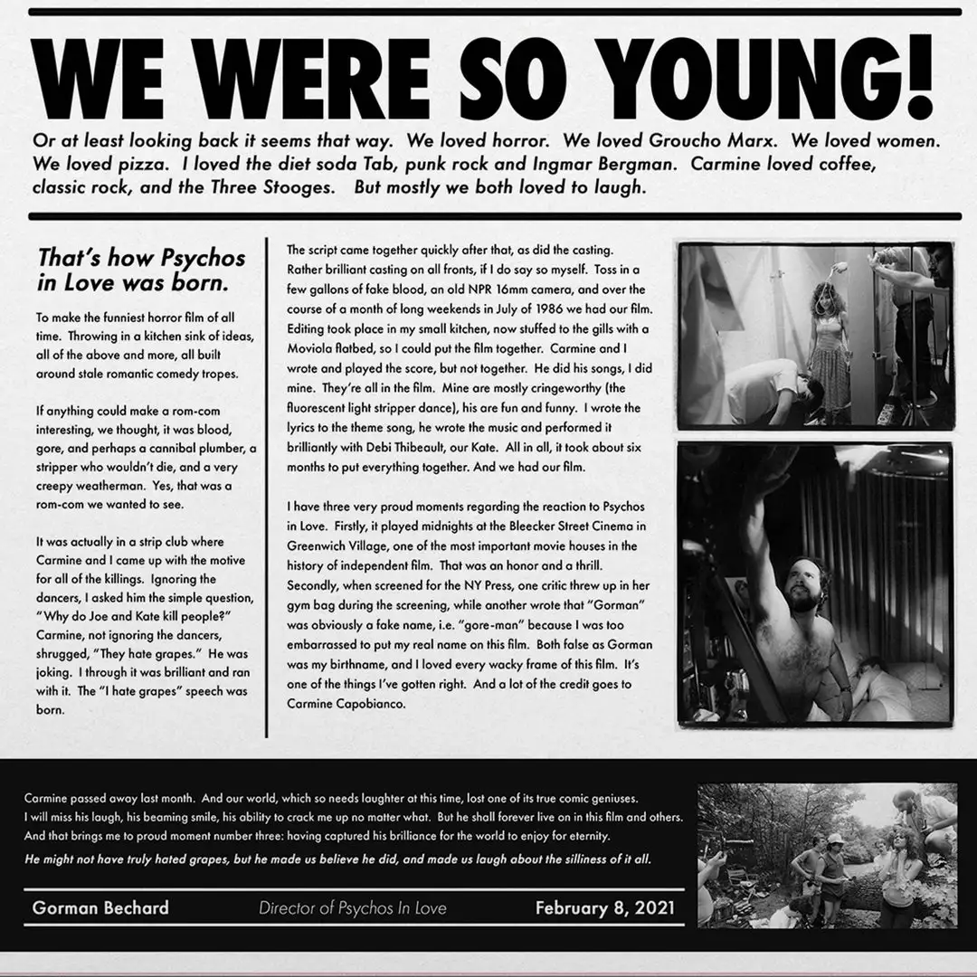 Carmine Capobianco Psychos In Love - Original Soundtrack LP Music Carmine Capobianco Psychos In Love - Original Soundtrack LP Music