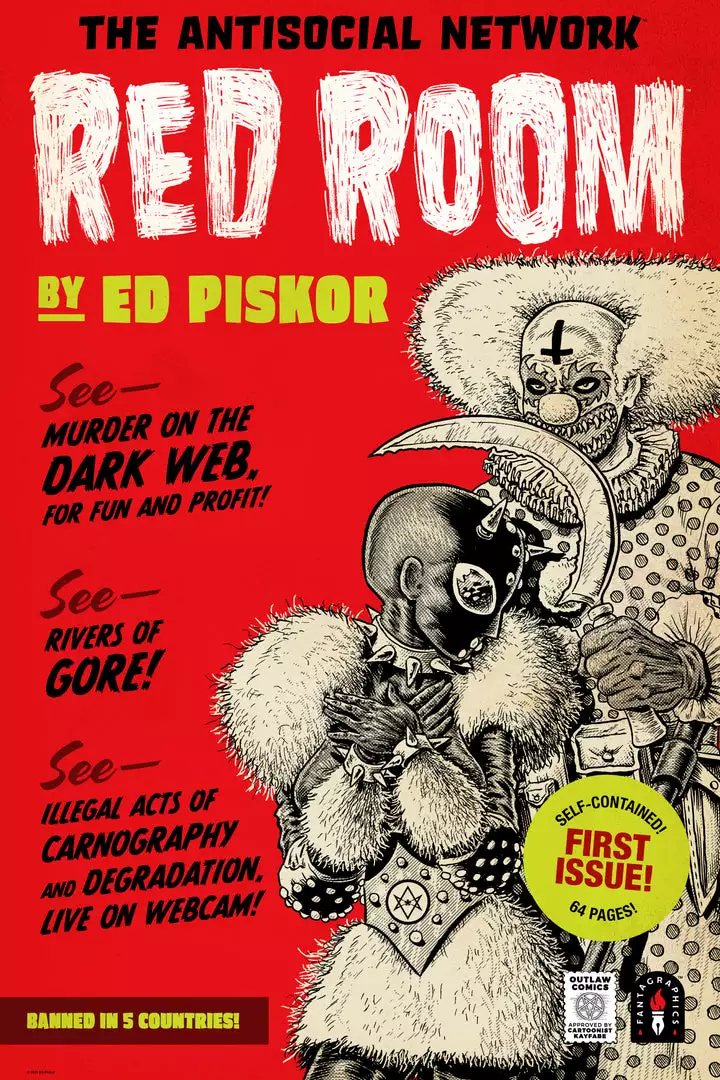 Ed Piskor Red Room Poster Ed Piskor Red Room Poster