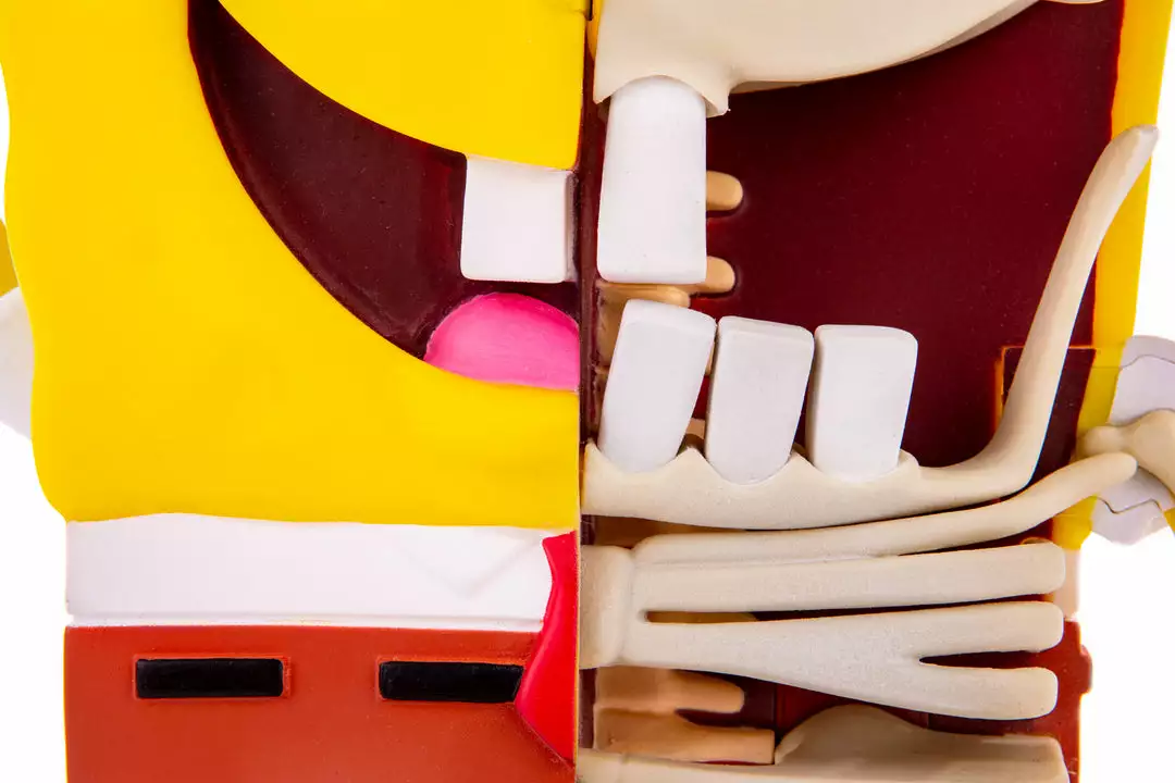 Jason Freeny Spongebob Squarepants Dissected Vinyl Figure Toys Jason Freeny Spongebob Squarepants Dissected Vinyl Figure Toys