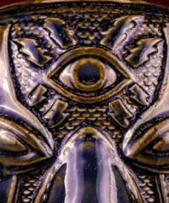 Mike Bonanno Tikis El Ojo Fantastico Tiki Mug - Fuego Azul