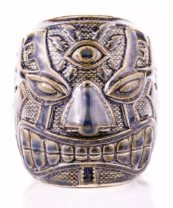 Mike Bonanno Tikis El Ojo Fantastico Tiki Mug - Fuego Azul
