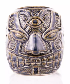 Mike Bonanno Tikis El Ojo Fantastico Tiki Mug - Fuego Azul