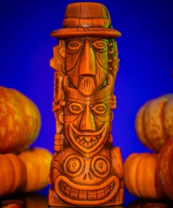Mondo Tikis Lock, Shock, & Barrel Tiki Mug - Halloween Variant