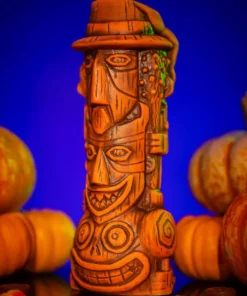 Mondo Tikis Lock, Shock, & Barrel Tiki Mug - Halloween Variant