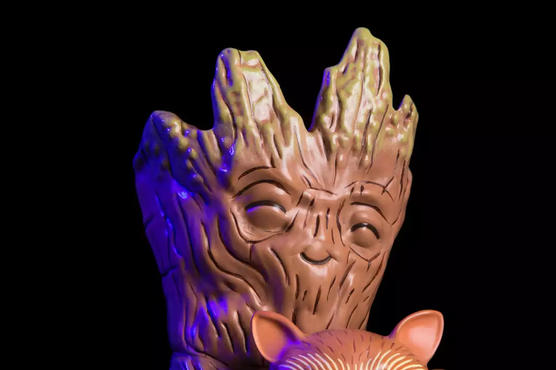 Mike Mitchell Rocket & Groot: Treehugger Vinyl Figure Exclusive Toys Mike Mitchell Rocket & Groot: Treehugger Vinyl Figure Exclusive Toys