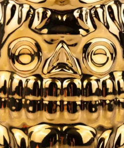 Urban Aztec Tikis Mouth Of The Serpent Designer Series Tiki Mug (Aztec Gold)