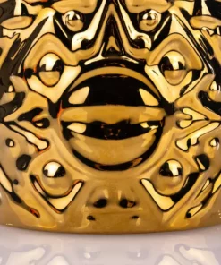 Urban Aztec Tikis Mouth Of The Serpent Designer Series Tiki Mug (Aztec Gold)