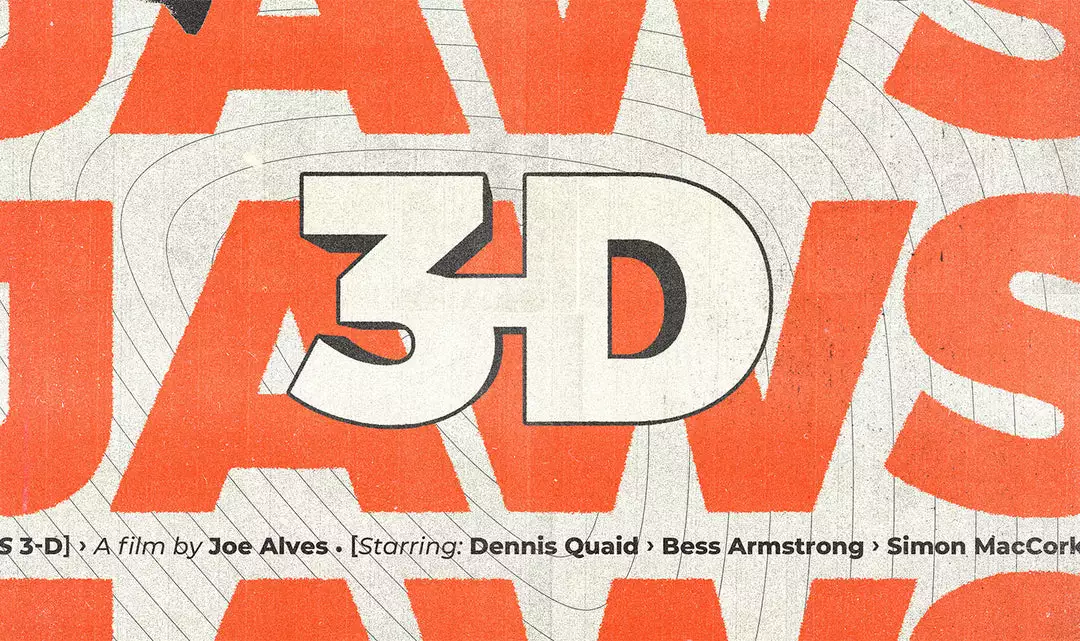 Rafa Orrico Posters Jaws 3-D Poster Rafa Orrico Posters Jaws 3-D Poster