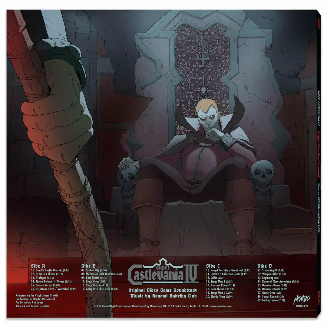 Konami Kukeiha Club Music Super Castlevania IV – Original Video Game Soundtrack 2XLP Konami Kukeiha Club Music Super Castlevania IV – Original Video Game Soundtrack 2XLP