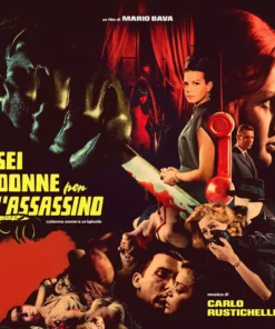 Carlo Rustichelli Music Sei Donne Per L'Assassino (Blood And Black Lace) - Original Motion Picture Soundtrack LP