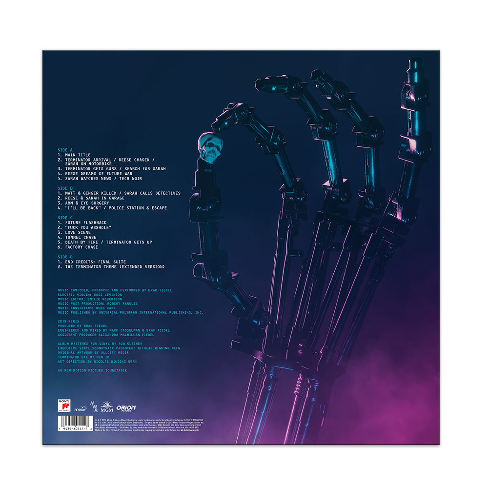 Brad Fiedel Music The Terminator – Original Motion Picture Soundtrack 2XLP Brad Fiedel Music The Terminator – Original Motion Picture Soundtrack 2XLP