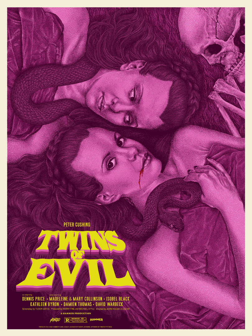 Timothy Pittides Twins Of Evil Poster Timothy Pittides Twins Of Evil Poster