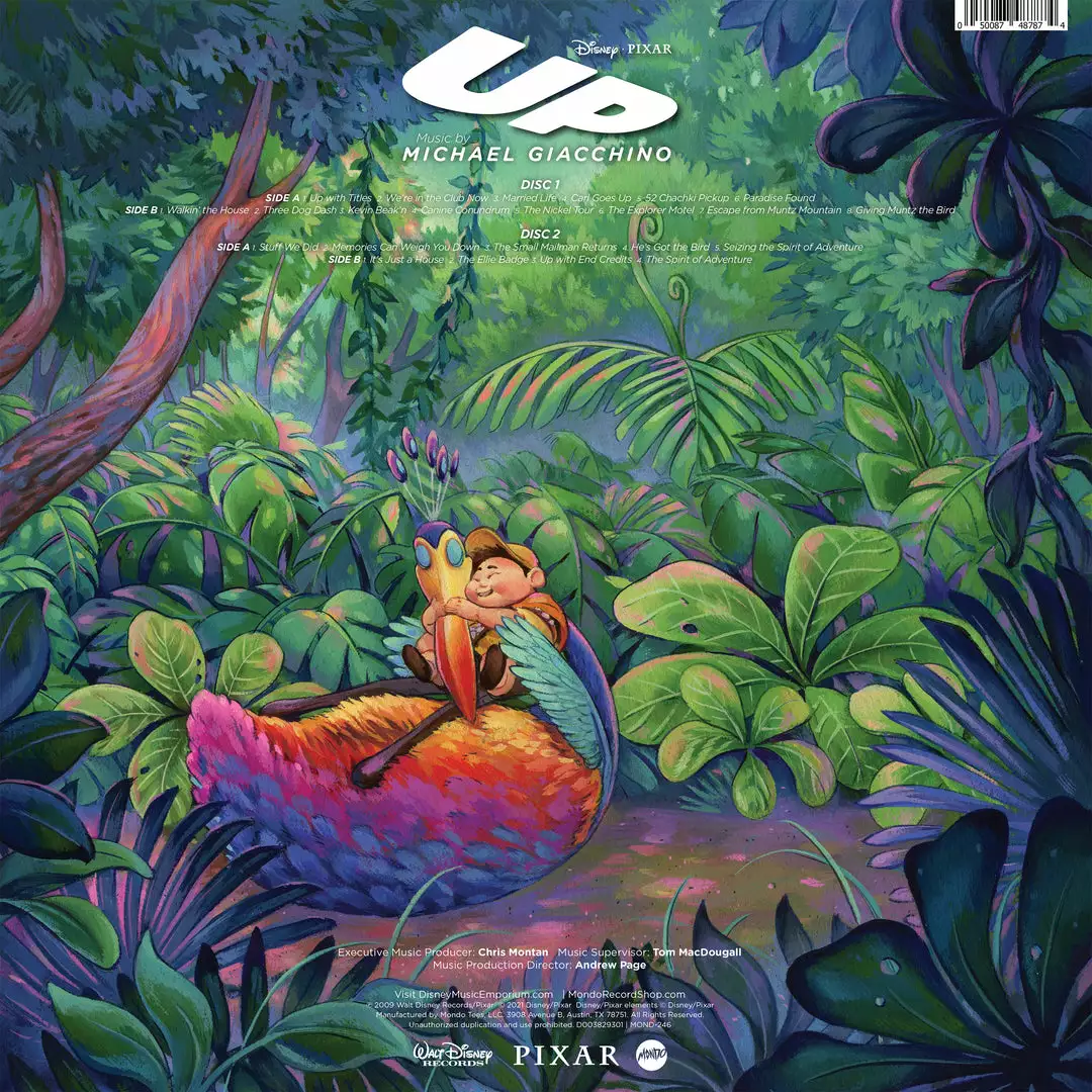 Michael Giacchino UP - Original Motion Picture Soundtrack 2XLP Michael Giacchino UP - Original Motion Picture Soundtrack 2XLP