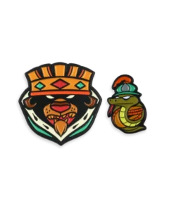 Dave Quiggle Enamel Pins Robin Hood - Prince John 2-Pin Set