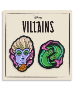 Dave Quiggle Enamel Pins The Little Mermaid – Ursula 2-Pin Set