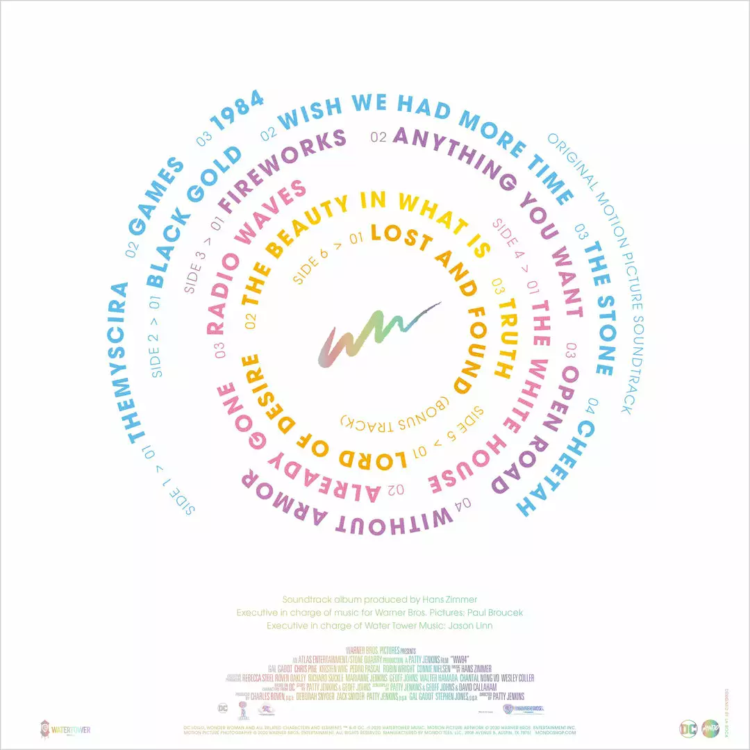Hans Zimmer Wonder Woman 1984 - Original Motion Picture Soundtrack 3XLP Hans Zimmer Wonder Woman 1984 - Original Motion Picture Soundtrack 3XLP