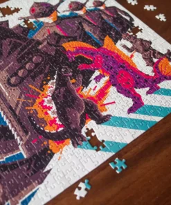 Tom Whalen Terror Of Mechagodzilla 1000-Piece Puzzle Toho Godzilla 3 Tom Whalen Terror Of Mechagodzilla 1000-Piece Puzzle Toho Godzilla