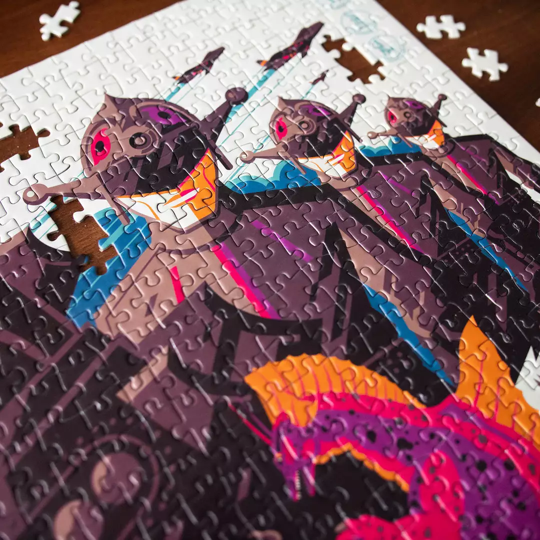 Tom Whalen Terror Of Mechagodzilla 1000-Piece Puzzle Toho Godzilla Tom Whalen Terror Of Mechagodzilla 1000-Piece Puzzle Toho Godzilla